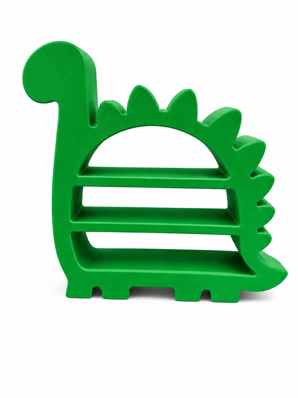 Green Dino-Shaped Tabletop Shelf Organizer - new!